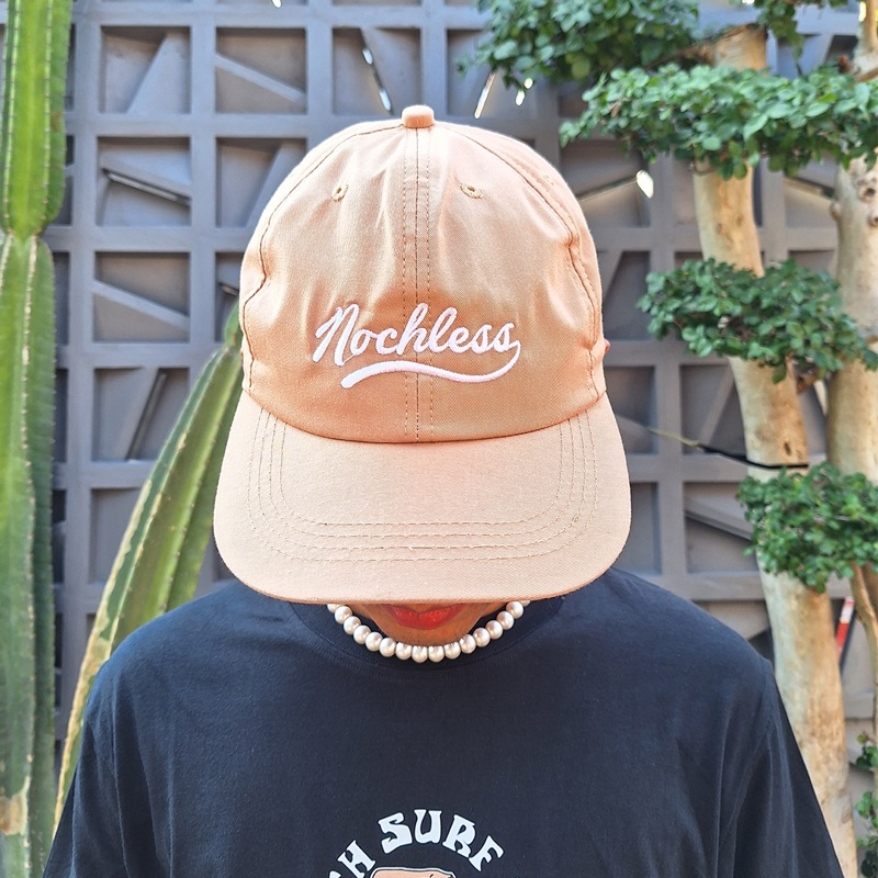 NOCHLESS- POLO CAP MOCCA | Topi polo cap unisex bordir topi premium