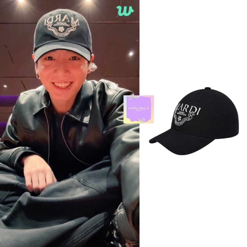 (PO) OFFICIAL SALE MARDI MECREDI Alumni Classique Cap worn by BTS JK JUNGKOOK