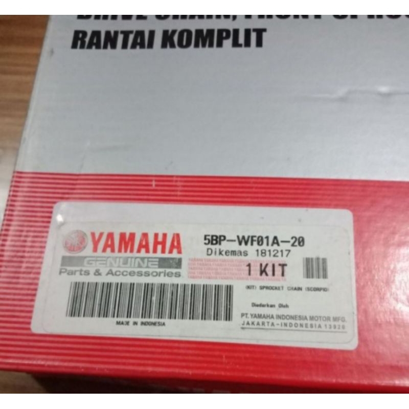 GIR SET SCORPIO Z ORI GEAR SET SCORPIO Z YAMAHA ORI YAMAHA YGP