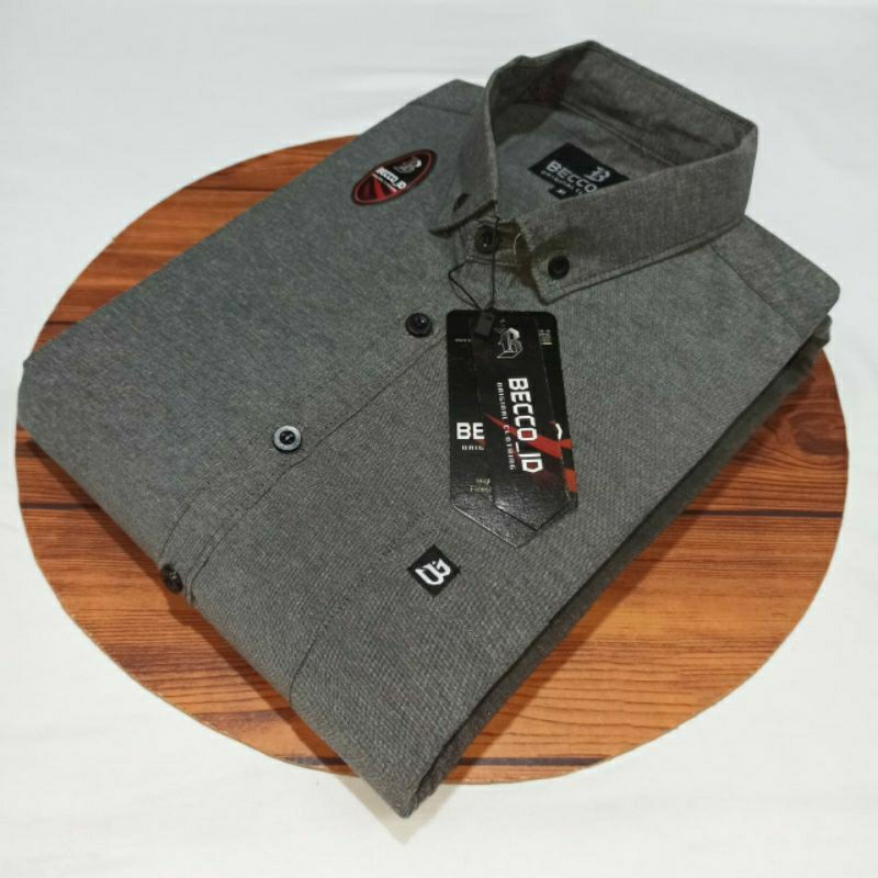 KEMEJA POLOS PRIA LENGAN PENDEK WARNA KUNING HEM PRIA LENGAN PENDEK MODEL TERBARU KEKINIAN KATUN OXF