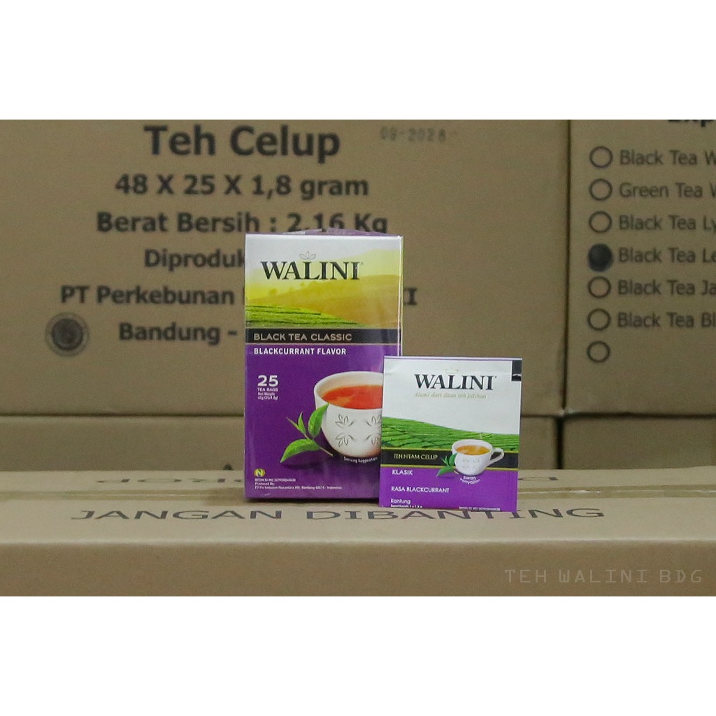 

Teh Walini Blackcurrant 25s Kemasan Amplop/ Tea Bag