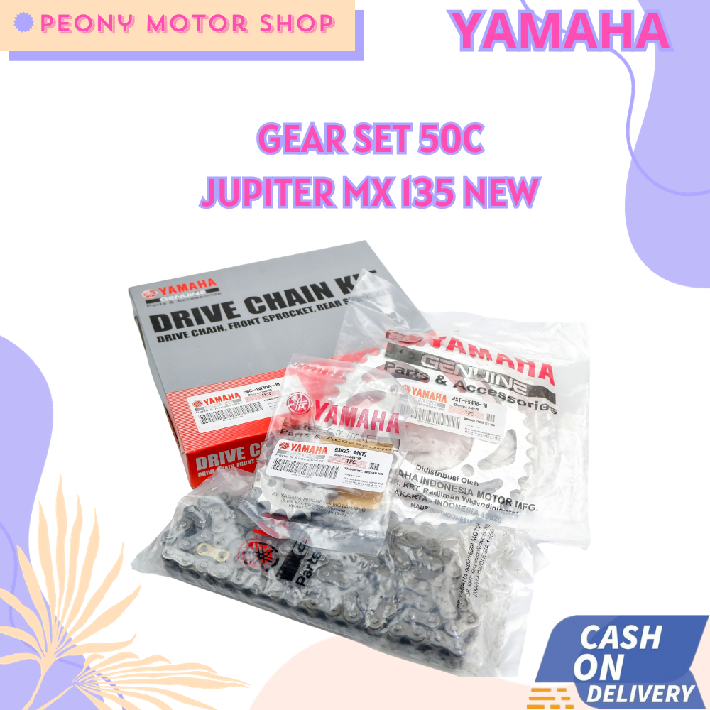 gir set jupiter mx 135 new - gear jupiter mx 135 new - rante jupiter mx 135 ori premium 50C