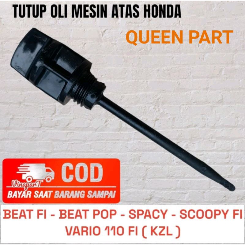 tutup oli mesin colokan oli mesin beat fi beat pop Scoopy fi spacy Vario 110 fi KZL