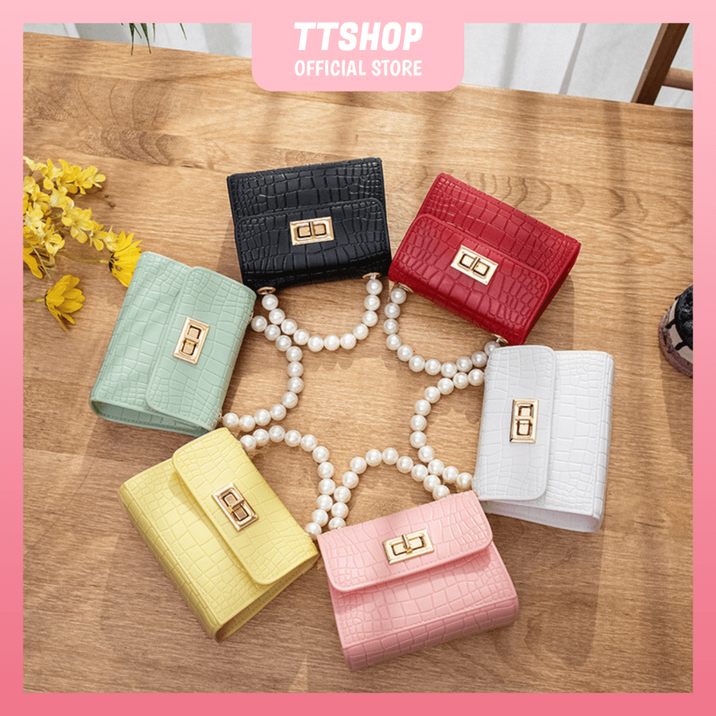 𝙏𝙏𝙎𝙃𝙊𝙋 Tas Selempang Wanita Jelly Motif Kulit Buaya 3051/9085