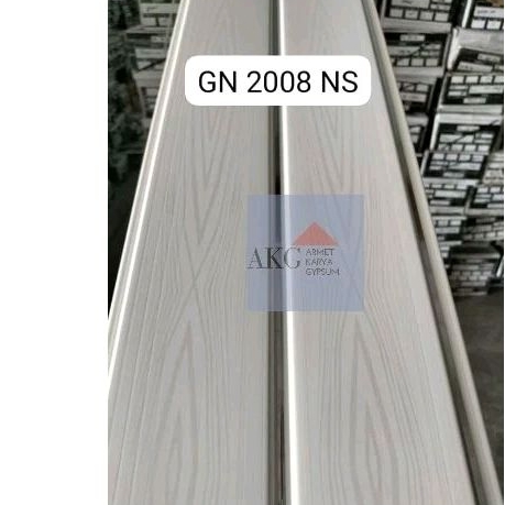 Plafon PVC Motif putih kayu / Plavon PVC genius ketebalan 8mm (GN 2008 NS)