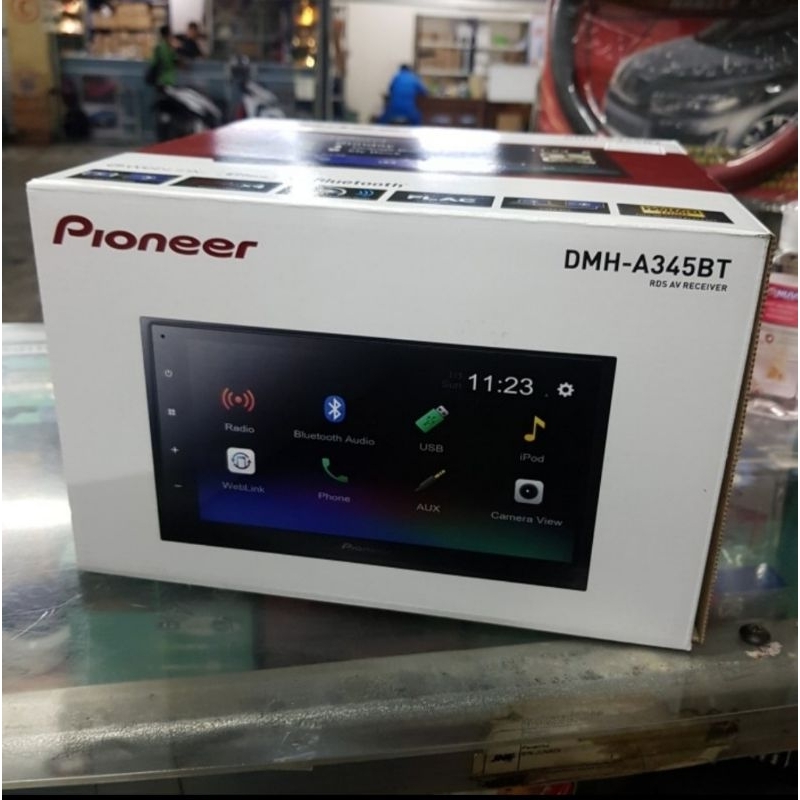 Head unit Pioneer DMH A345BT - double din dmh a345bt 6.8inch - dmha345bt