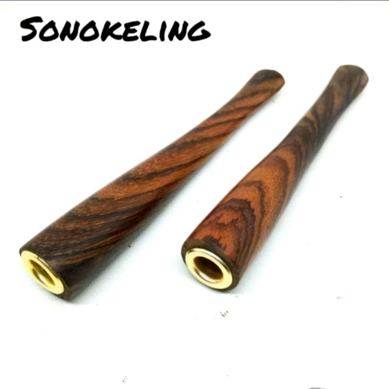 once pipa rokok pipo kayu sonokeling bukan gading panjang 11 cm