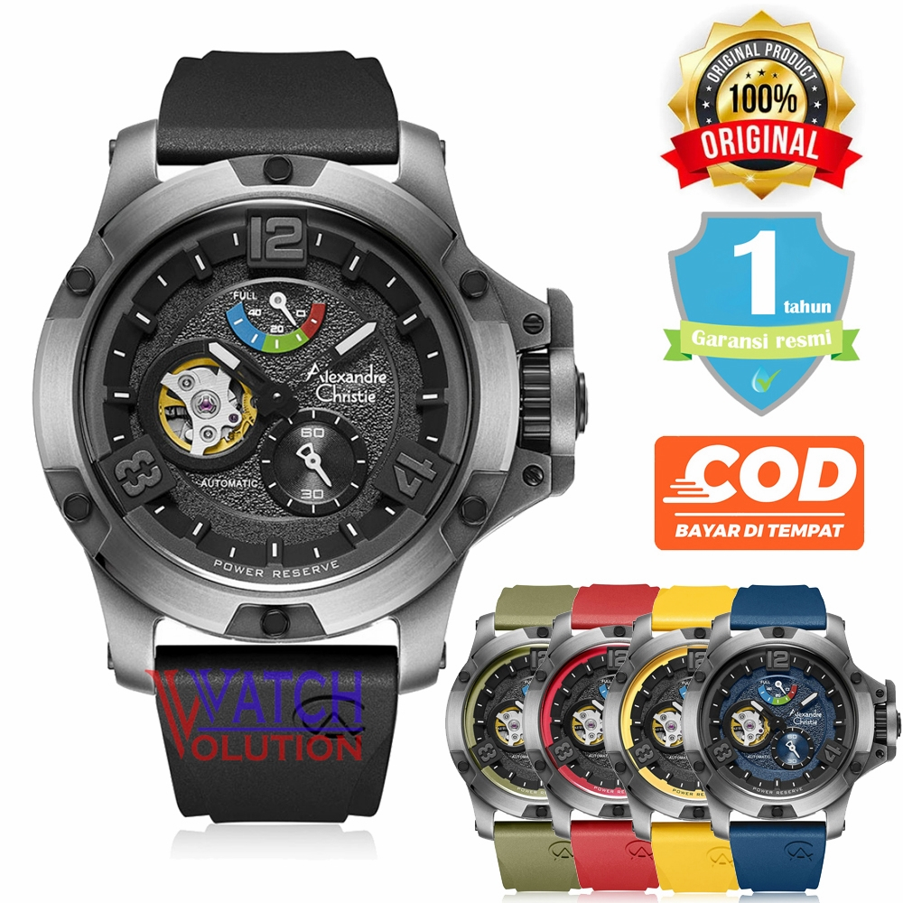 Jam Tangan Pria Alexandre Christie AC 6295 MPR Original