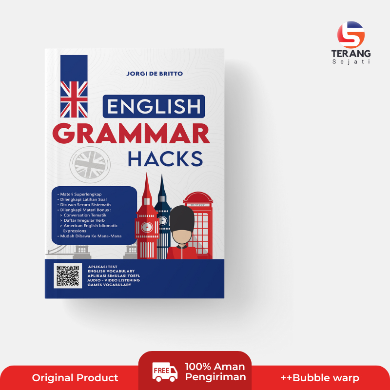 Terang Sejati - Buku Bahasa Inggris Grammar  - English Grammar Hacks - Buku Bahasa Inggris