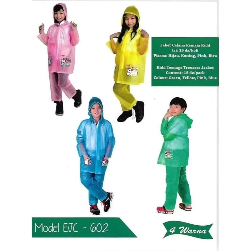 Jas Hujan Anak Setelan Elmondo 602
