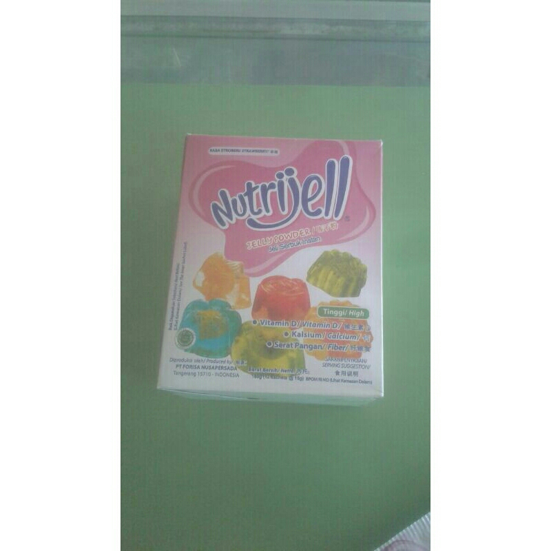 

Nutrijell Rasa Strawberry 1Kotak 180g (12 Sachets @15g)