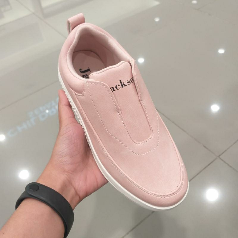 Jackson Kids Sepatu Sneakers Cewe Slip On Tanpa Tali Super Nyaman Original Brand Matahari