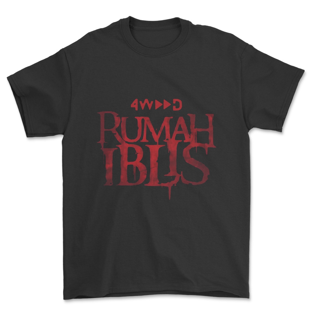 Kaos Film RUMAH IBLIS Horor Tshirt Brand BERGAYA STORE