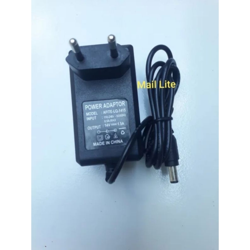 Ac DC Adaptor speaker portabel Dusenberg 14V 1.5A Jack 5.5mm x 2.5mm Charger
