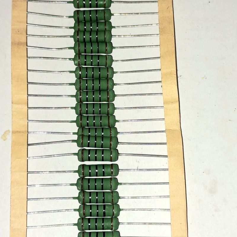 resistor R metalfilm 100ohm japan 100R taiwan 100 ohm 2watt 2 w watt 2w wat