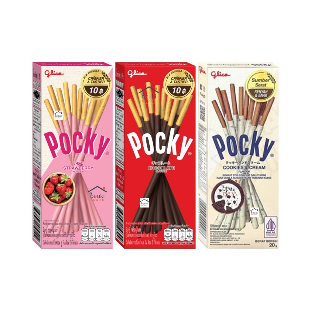 

Pocky Mini Half Size Biskuit Stik Berbagai Varian Pilih Rasa