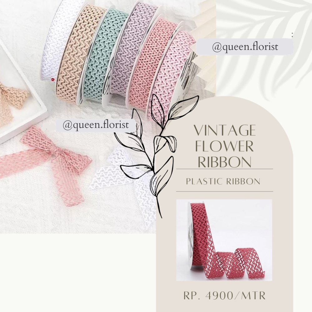 

ECER 2,5CM WAVE EMBROIDERY RIBBON PITA KOREA BORDIR GELOMBANG PITA HAMPERS PITA KADO PITA BUKET BUNGA PITA PARCEL HADIAH CM PITA RENDA PASTEL GELOMBANG LEBAR 3,2 CM PANJANG 1M ROLL RIBBON PITA BUNGA/ FLOWER WRAP KOREAN RIBBON