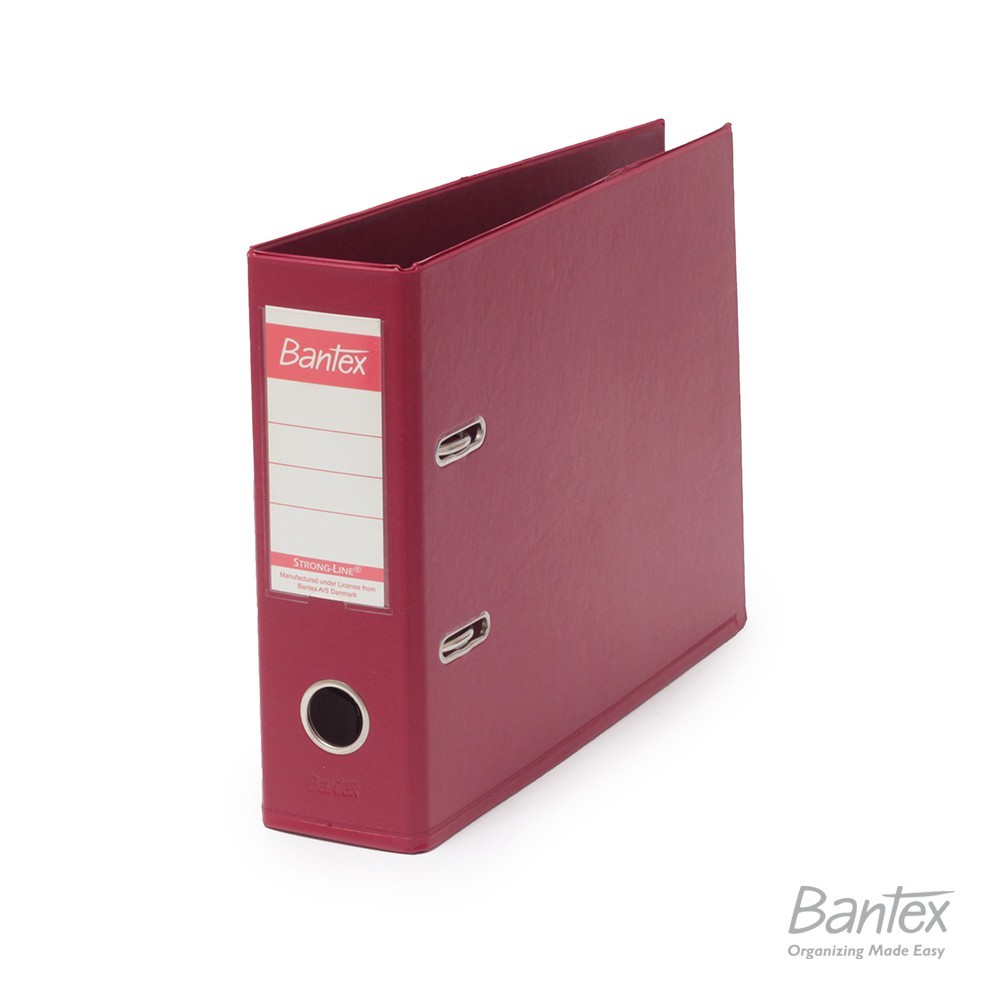 

Bantex Ordner Kwitansi/A5 7cm Plastic Lever Arch File Maroon
