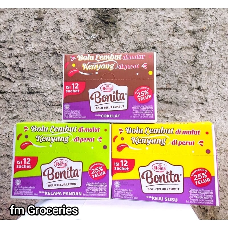 

Bonita Bolu Lembut isi 12 pack