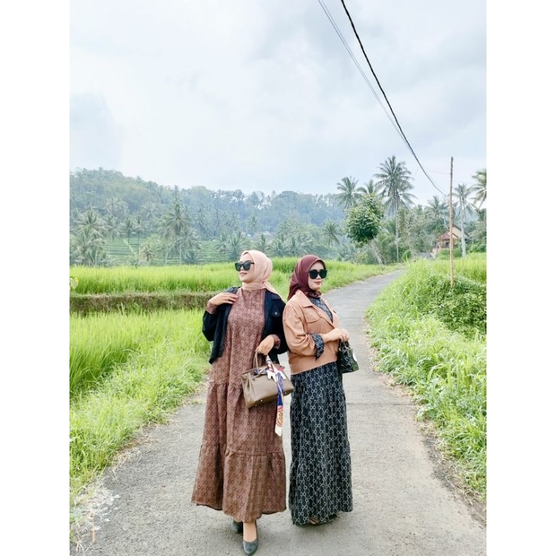 Gamis murah mariska fashion gamis santai gamis rompi gamis outer