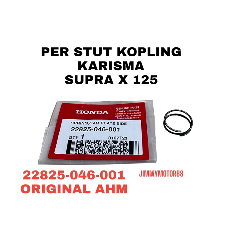 PER STUT KOPLING SPRING CAM PLATE SIDE KARISMA SUPRA X 125 ORIGINAL AHM 22825-046-001