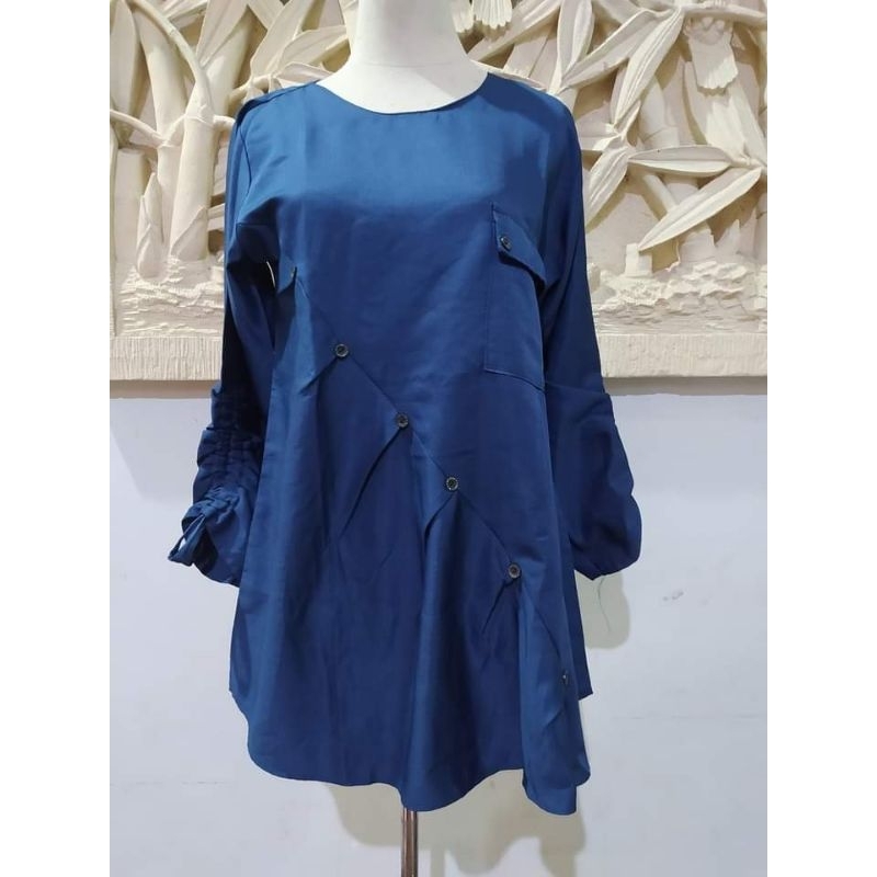 Tunik Panjang Biru / Tunik Baru / Tunik