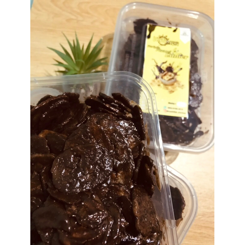 

Keripik Pisang Lumer 150gr Coklat