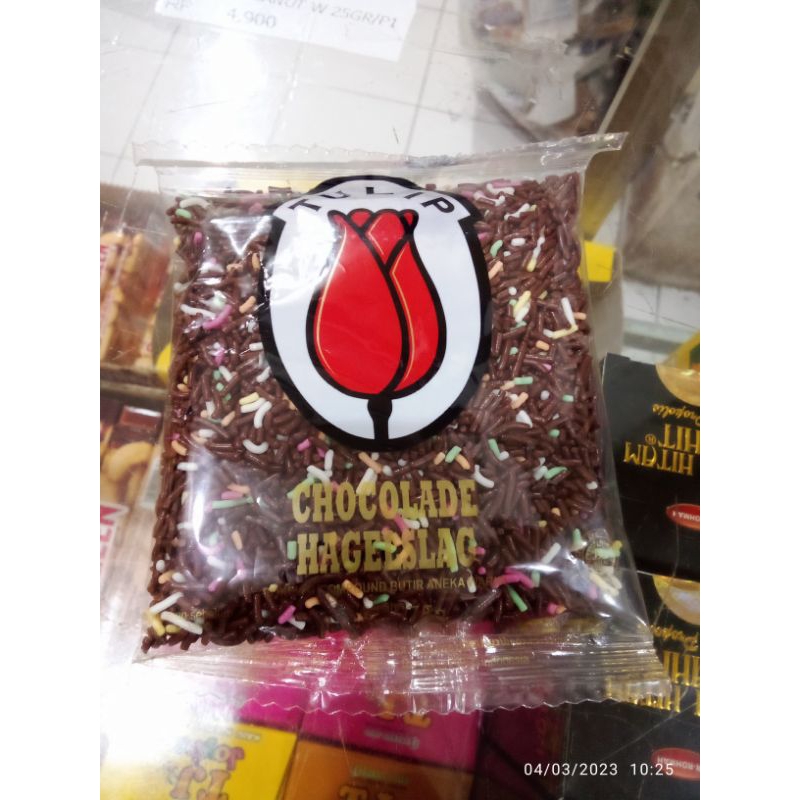 

meses coklat tulip kemasan 75gr