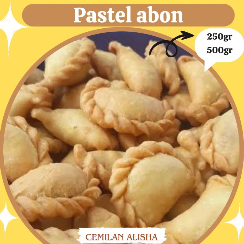 

cemilan pastel abon mini kering renyah 250-500gr