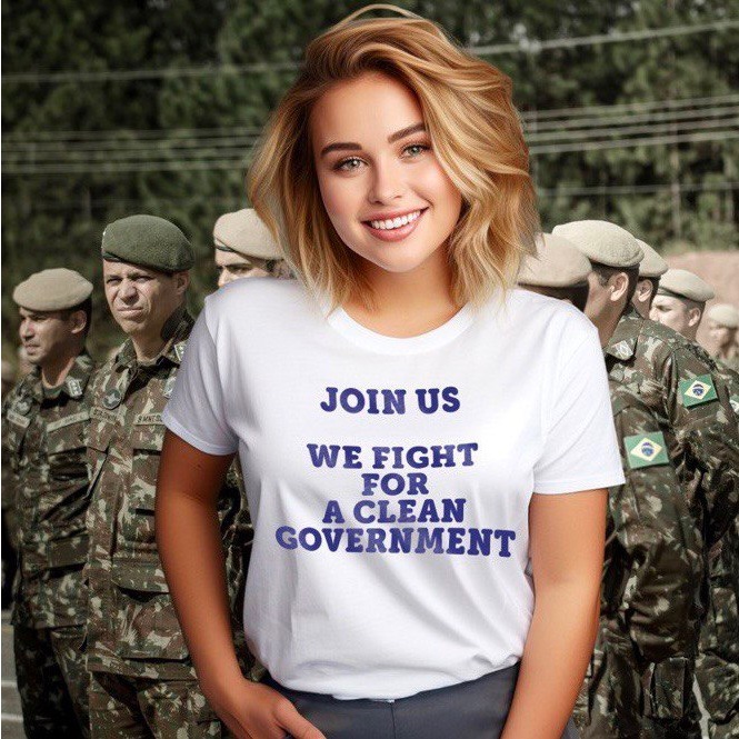 Kaos Dono Warkop join us we fight for a clean government T-shirt