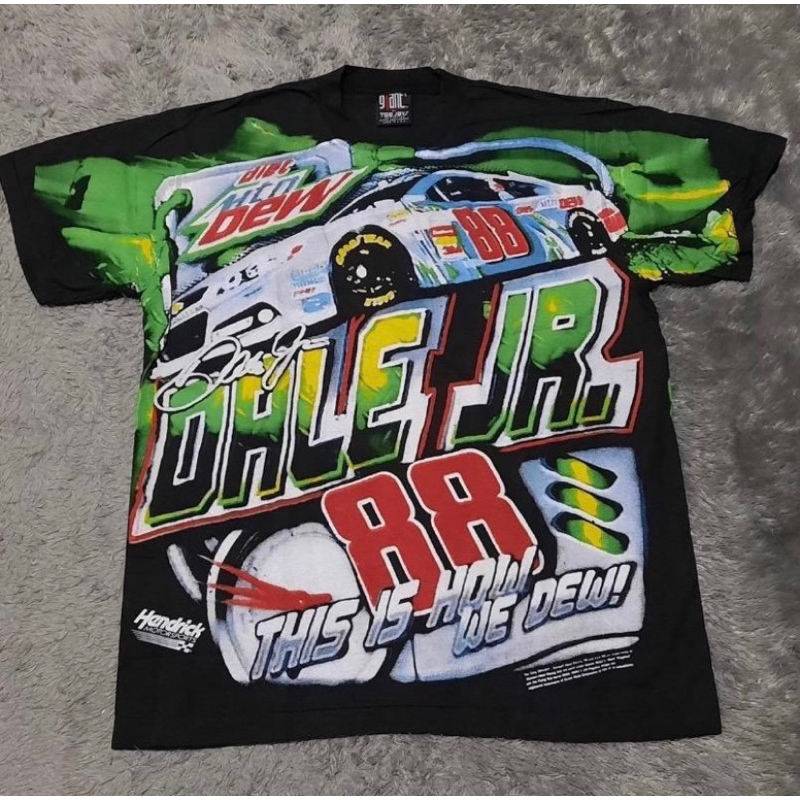 OVERSIZE T-SHIRT BOOTLEG AOP TAG GIANT “Nascar Dale Jr”