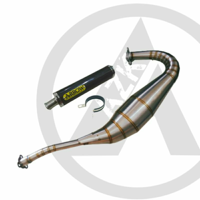 Knalpot NSR Sp - NSR Rr Astra - NSR R Black Coating Arrow