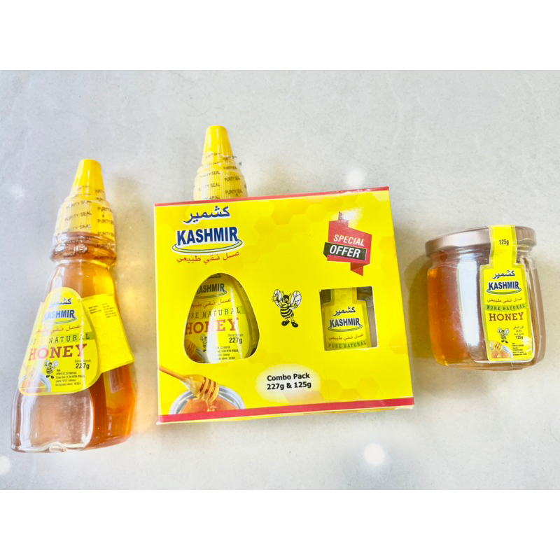 

Madu Kashmir Honey Original India Paket Combo Pack 227g free 125g