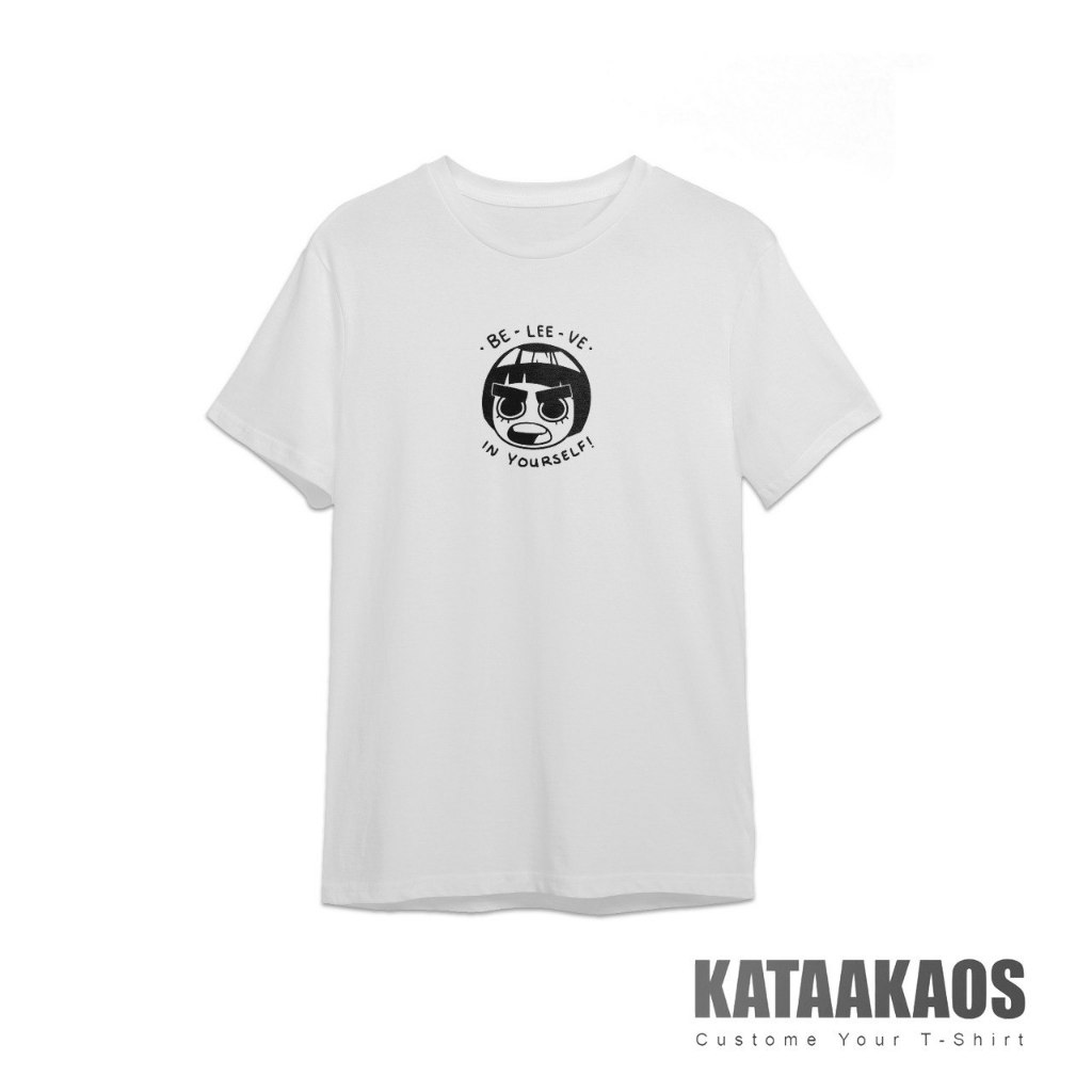 Kaos Anime - Desain Rock Lee - Kaos Custom