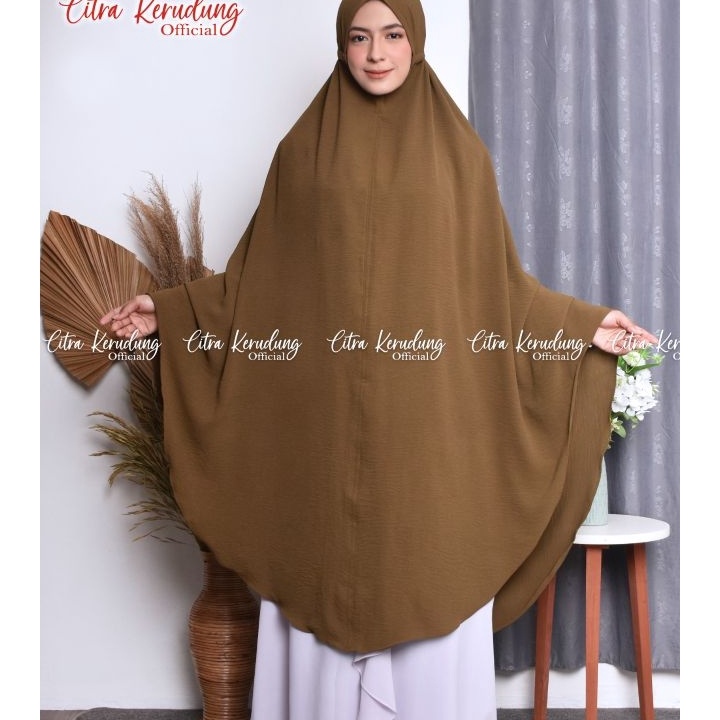 Promo Instan Bergo TALI NONPAD Crinkle Pet Jumbo OVAL / Bergo Crinkle Airflow Pet Antem Oval / Hijab