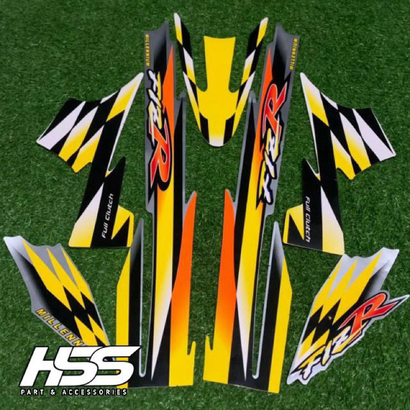 striping F1zr fizr milenium 2000 original detail