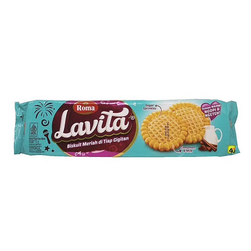 

Roma LAVITA - Biskuit Rasa Kayu Manis - 72 gr