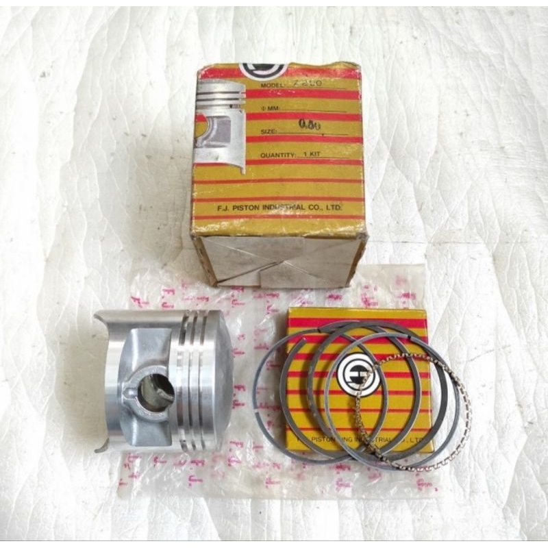 ring seher piston kit kawasaki binter merzy mercy KZ200 KZ 200 KZ-200 OS 50 nos japan