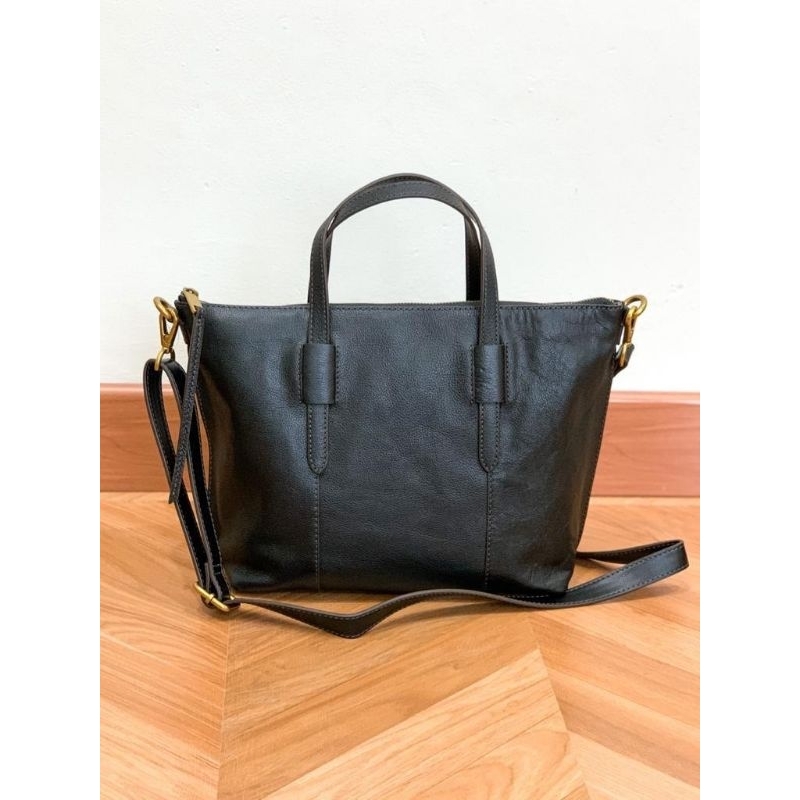 fossil skylar satchel black
