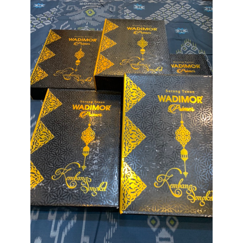 Sarung Tenun Wadimor Primer Kembang Songket