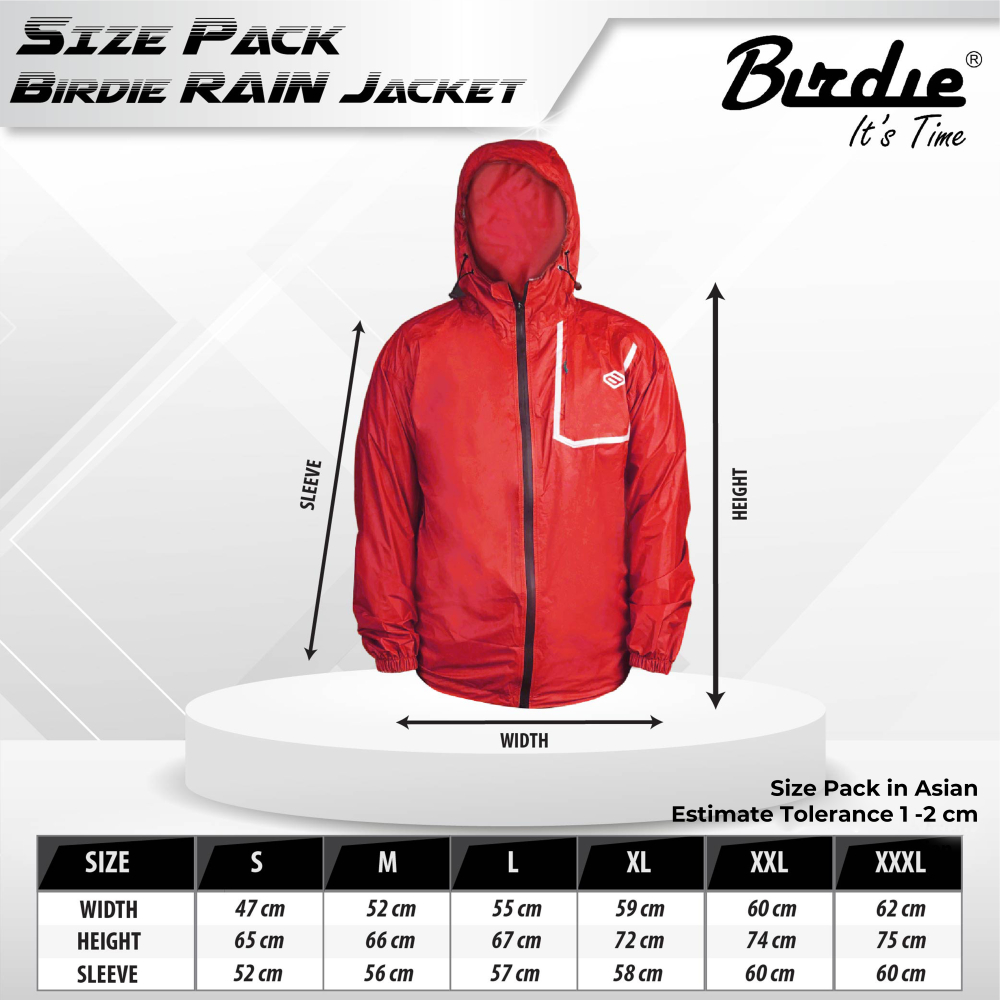 Rain Jacket Sporty Golf Anti Air Premium Quality Birdie RC04