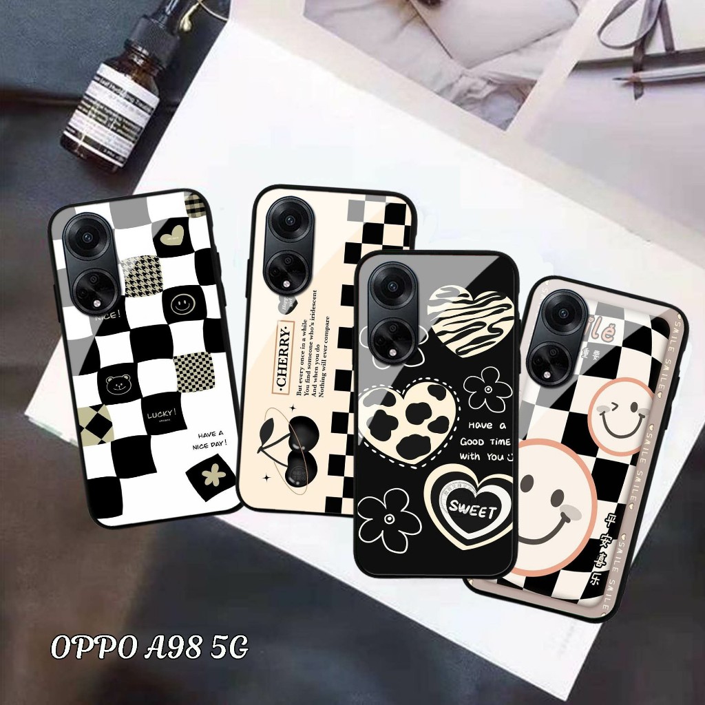 Case Kaca Glossy Oppo A98 5G - Casing Hp oppo  A98 5G - Case Kaca Glossy oppo A98 5G - Casing oppo  