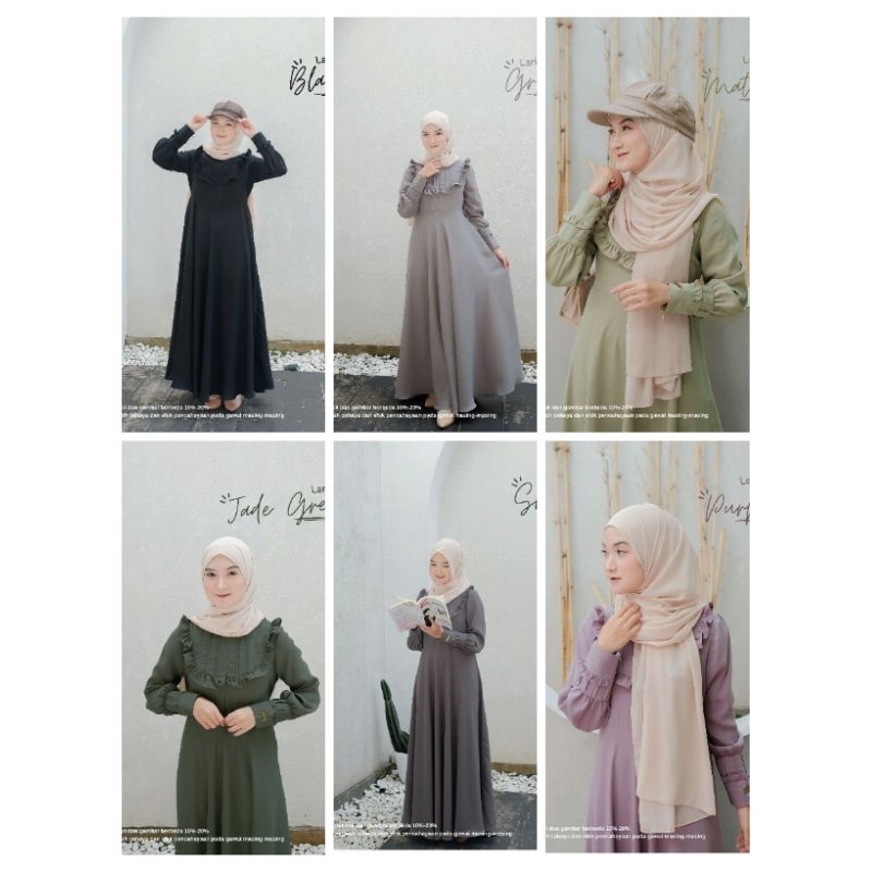 GAMIS LARISSA / DRESS WANITA ALL SIZE