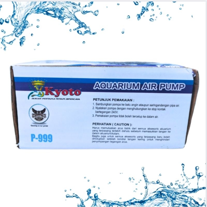 KYOTO P 999 Mesin airpump aerator udara