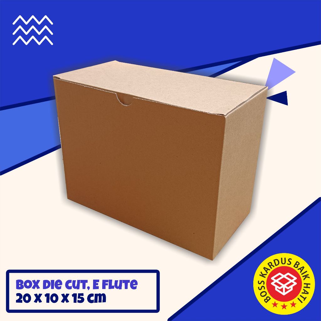 

Kardus Box Hampers Die Cut ukuran 20x10x15 cm