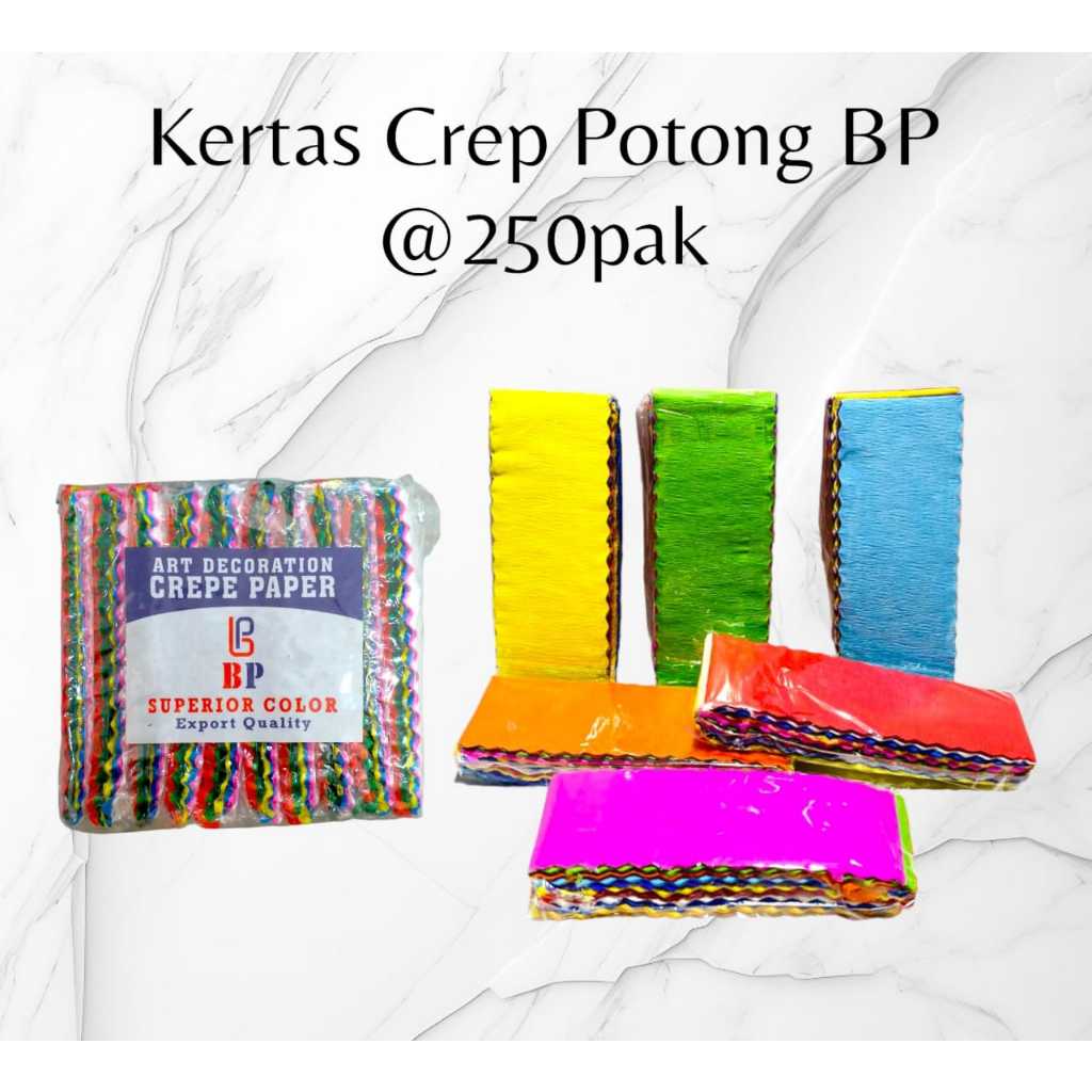 

Kertas Crepe Potong/Kertas Krep Warna Warni