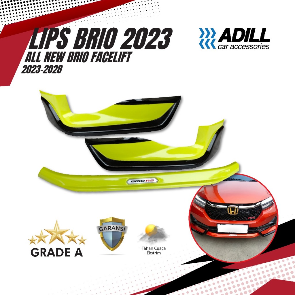 Lips Bumper Depan All New Brio Satya 2023 Facelift
