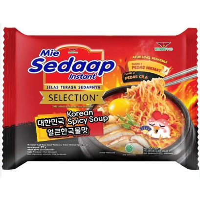 

Mie Sedaap Korean Spicy Soup 77gr