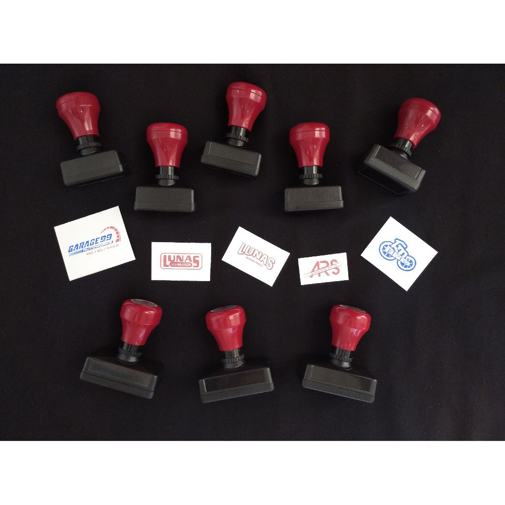 

Stempel Flash Custom 1 Warna / 2 Warna / Stempel Lunas