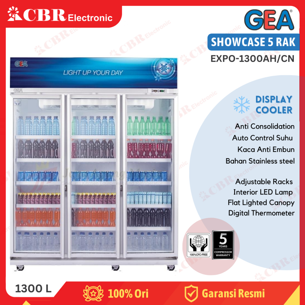 Showcase Display Cooler GEA 5 Rak EXPO-1300AH/CN